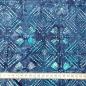 Preview: BLUE - Chrome - Batikstoff aus Indonesienonesien